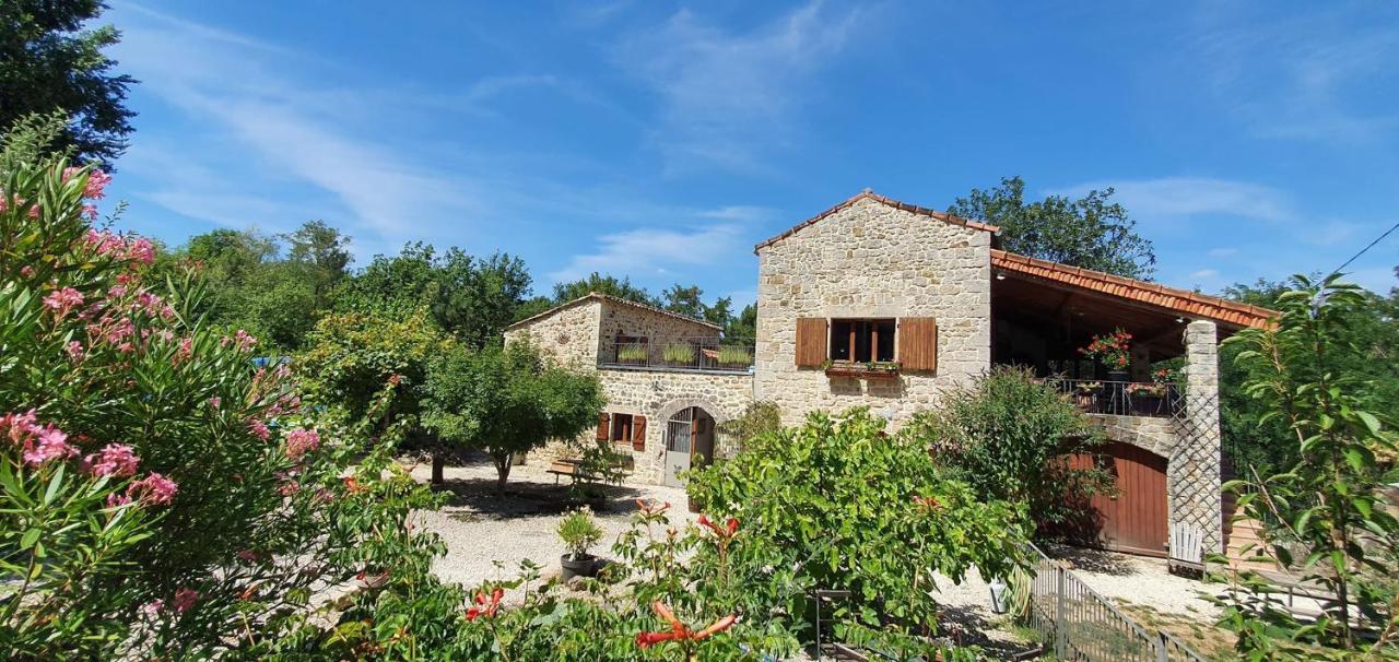 Mas Le Corbery Villa Largentière Exterior foto